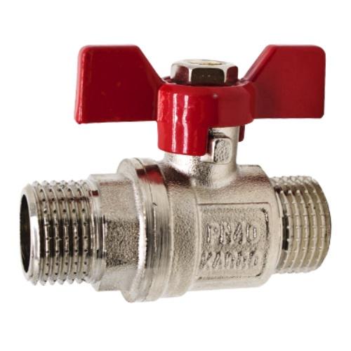Кран шаровой KARRO STANDART+ SQ-1009937 1/2" ЗЗ бабочка (154323)