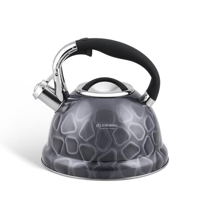 Чайник із свистком Edenberg EB-1910 з турбо індукційним дном 3 л (EB-1910-3) - фото 1 Чайник із свистком Edenberg EB-1910 з турбо індукційним дном 3 л (EB-1910-3) - фото 1