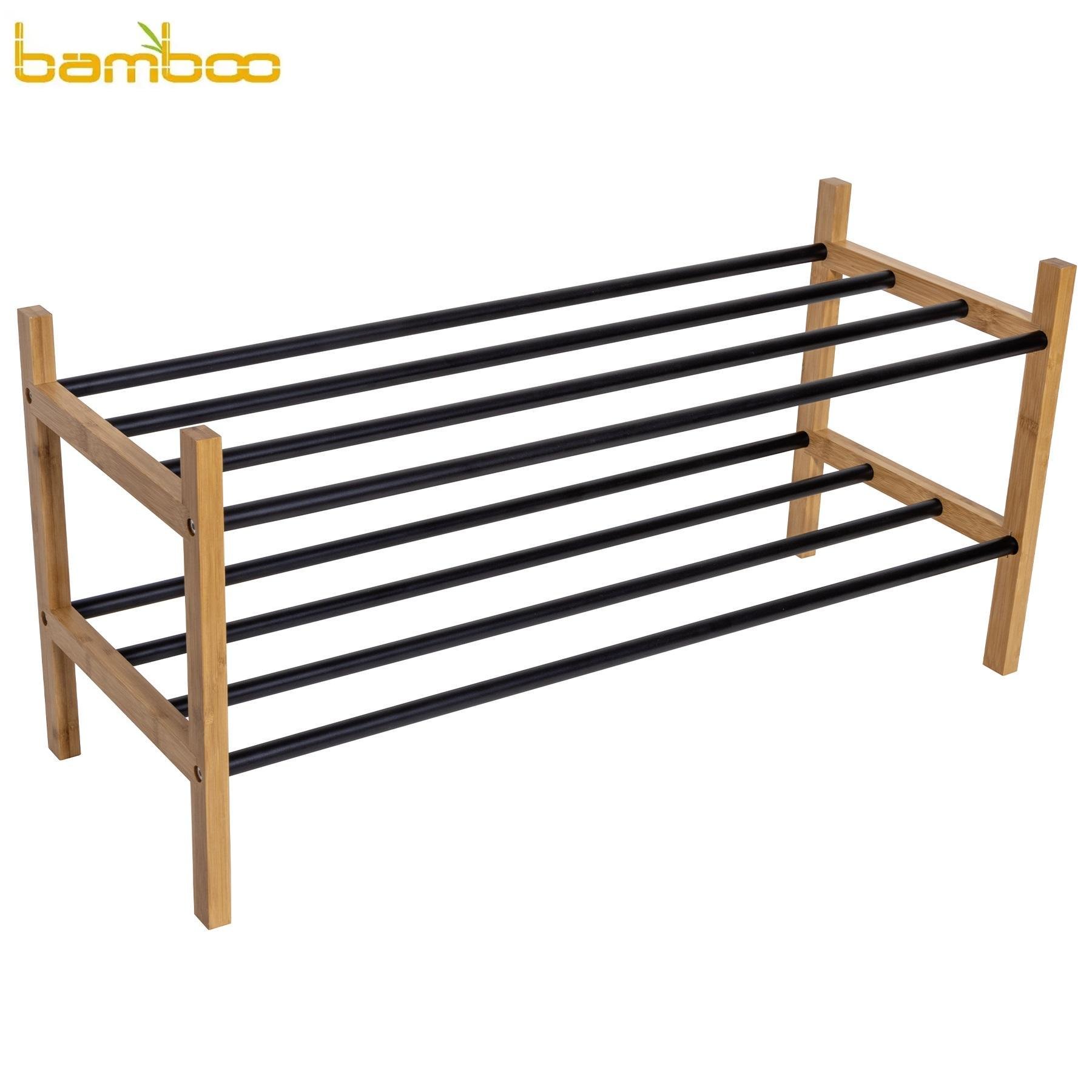 Полиця для взуття Casa Si Shoe Rack Bamboo (CS92307W04) - фото 6