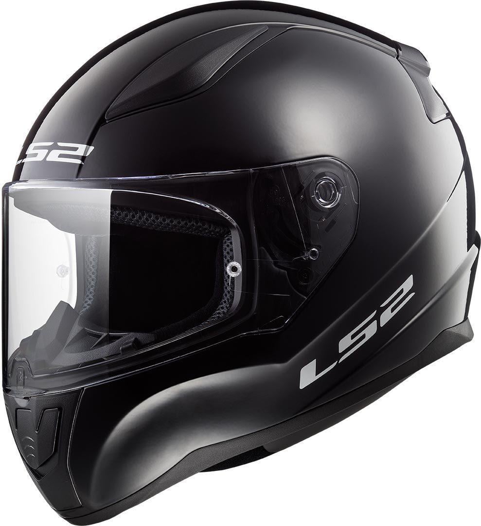 Детский мотошлем LS2 FF353J Solid L Gloss Black (21286)