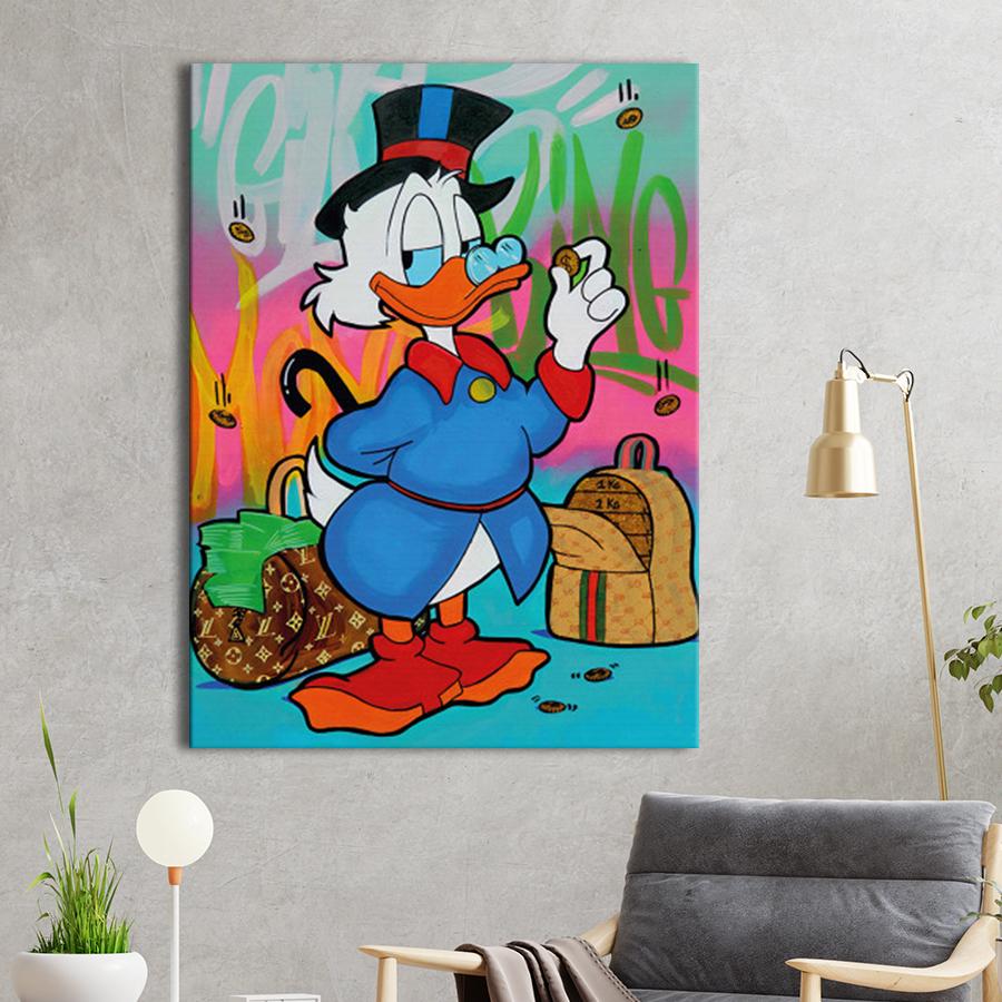 Картина для интерьера Скрудж Макдак 80x60 см (P0484)