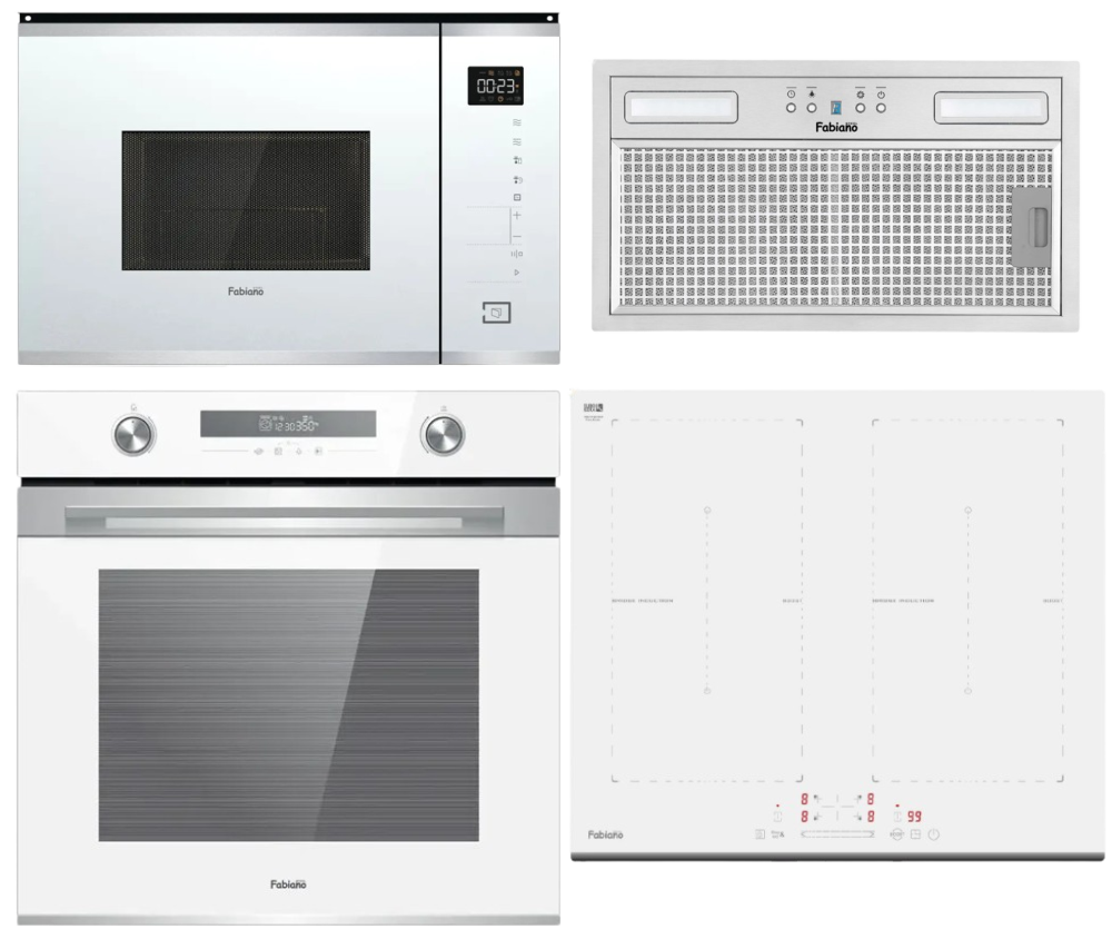 Комплект встроенной техники Induction White (8500.009.0000)