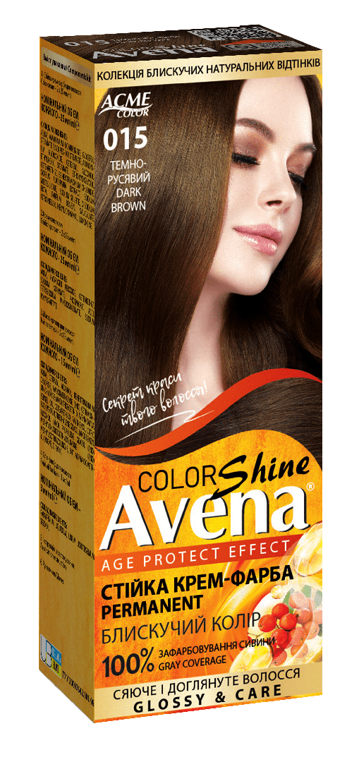 Краска для волос Acme-Color Рябина Avena 015 Темно-русый 135 мл (1684)