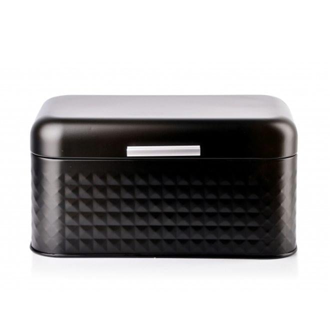 Хлебница металлическая Flora Diamond Black (35766)