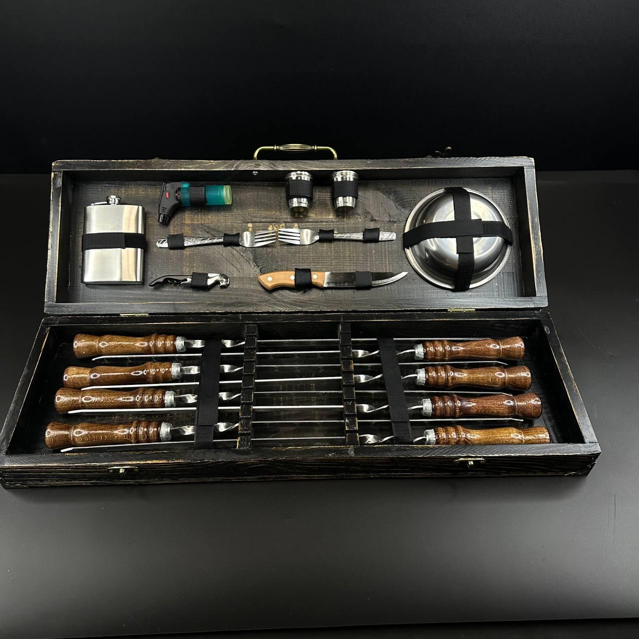 Набор шампуров в кейсе Grill Box 6 S1