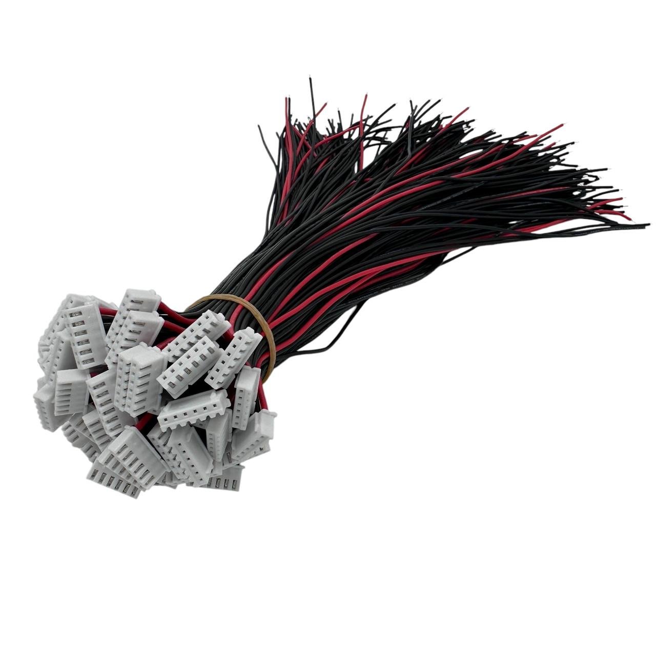 Разъем JST XH2.54-5S 6pin 30 см 22awg силиконовый провод на 6 контактов балансир для imax b6 (2313758178)