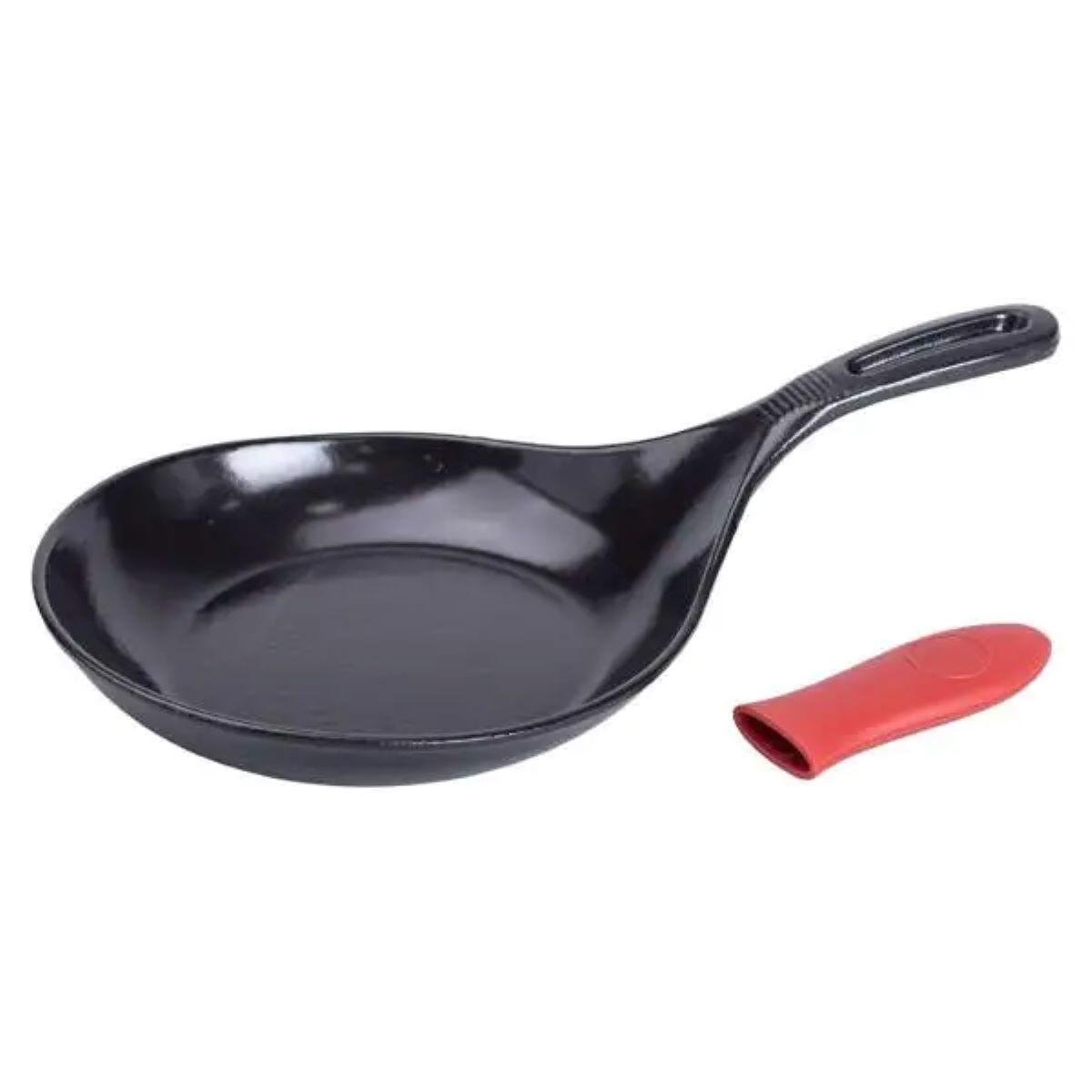 Сковорода чугунная с силиконовой ручкой 21 см 0,5 л - фото 6 Сковорода чугунная с силиконовой ручкой 21 см 0,5 л - фото 6