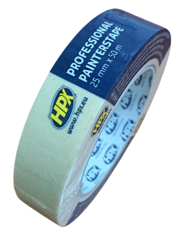 Малярська стрічка HPX 60С 25 мм х 50 м Біло-кремовий