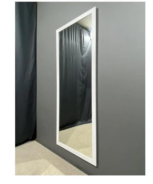 Дзеркало настінне ростове в прямій рамі в передпокій 180х70 см Білий (29044385) - фото 2