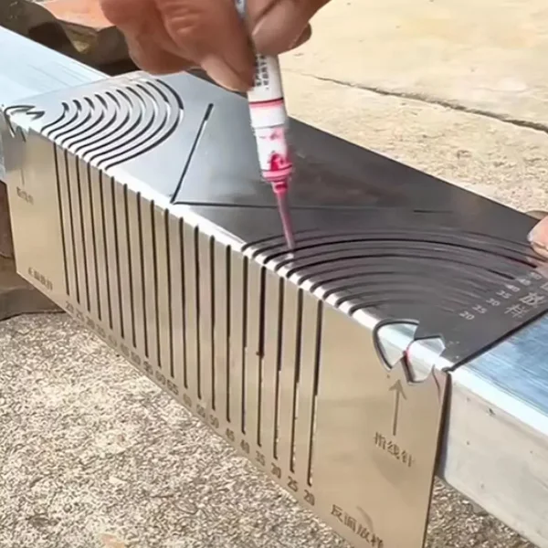 Разметочный шаблон для маркировки углов и дуг на металлическом профиле (C01279) - фото 11 Разметочный шаблон для маркировки углов и дуг на металлическом профиле (C01279) - фото 11