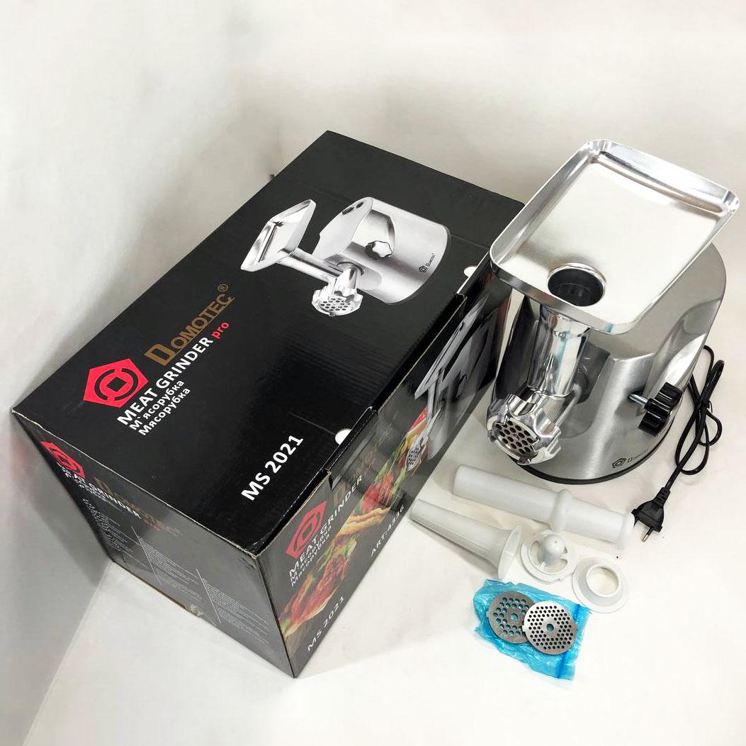 М'ясорубка Domotec 4000 Вт Нержавіюча cталь (298665) - фото 7 М'ясорубка Domotec 4000 Вт Нержавіюча cталь (298665) - фото 7