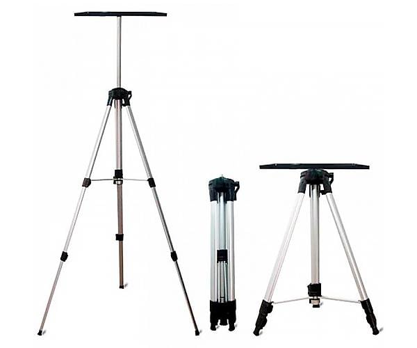 Штатив-тренога для проектора Everycom напольный Серебристо-черный (Big-tripod-with-tray_2250) - фото 4