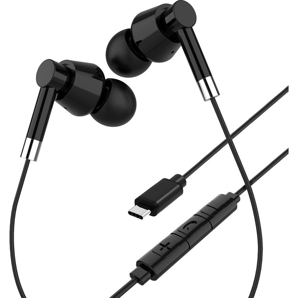 Гарнітура Media-Tech ALL USB-C з мікрофоном кабель 1,15 м Black (MT3609K)