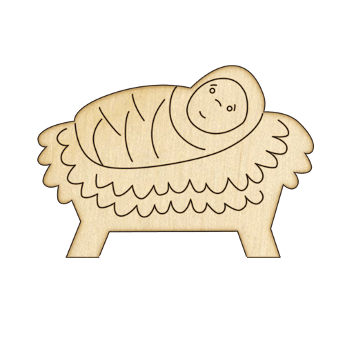 Заготовка из фанеры №37 Иисусик (5356)