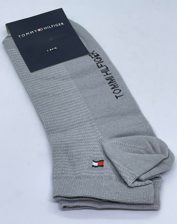 Носки мужские короткие Tommy Hilfiger р. 40-45 Серый (38670)