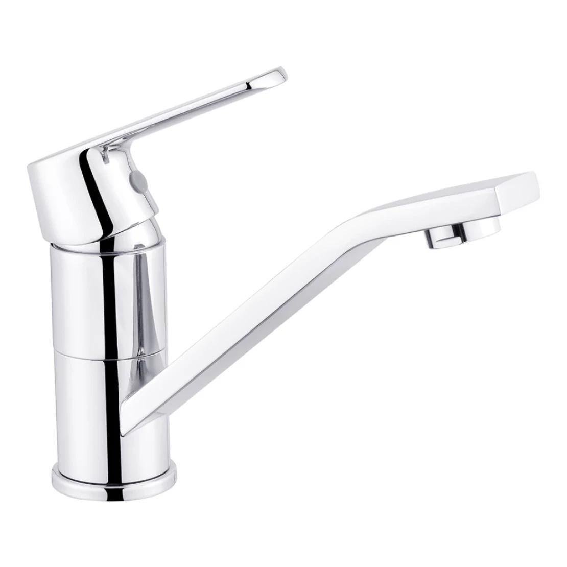 Смеситель для раковины Kroner KRP Armada C011 врезной короткий излив Хром (CV024310)