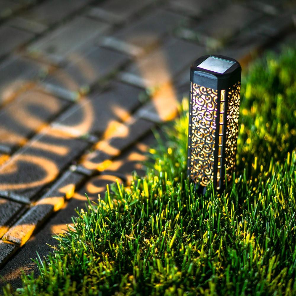 Фонарь на солнечной батарее Магия садовый 20 см Теплый белый (MX-00009013) - фото 8 Фонарь на солнечной батарее Магия садовый 20 см Теплый белый (MX-00009013) - фото 8