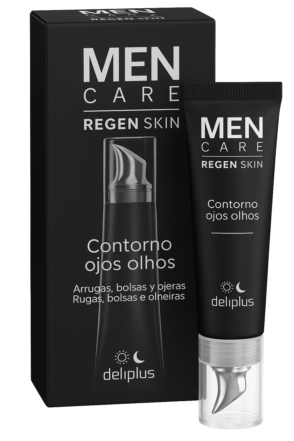 Крем для ухода за кожей вокруг глаз у мужчин Deliplus Men Care Regen Skin Contorno de Ojos 15 мл