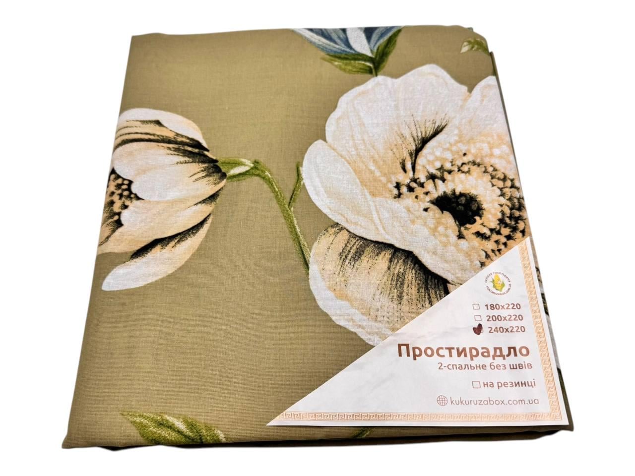 Простыня Flowers из бязи 240х220 см (G-flow27/x240) Простыня Flowers из бязи 240х220 см (G-flow27/x240)