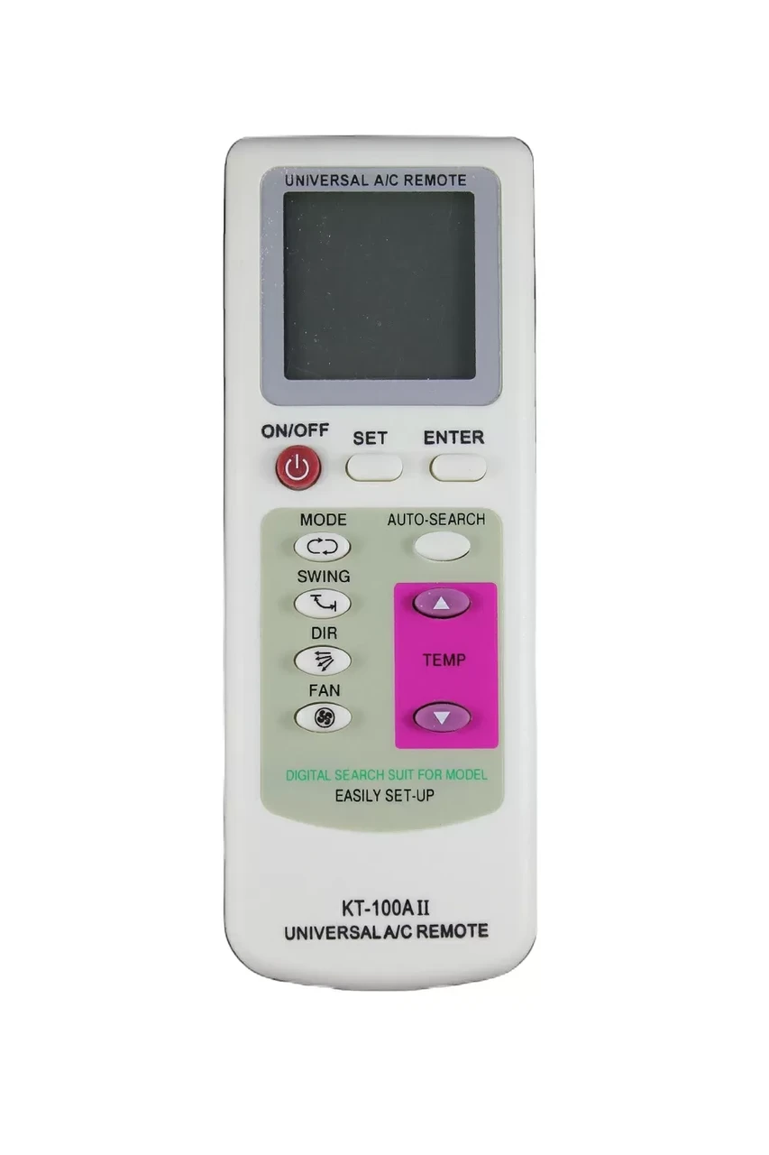 Универсальный пульт для кондиционера Qund KT-100/200A (2112765271)