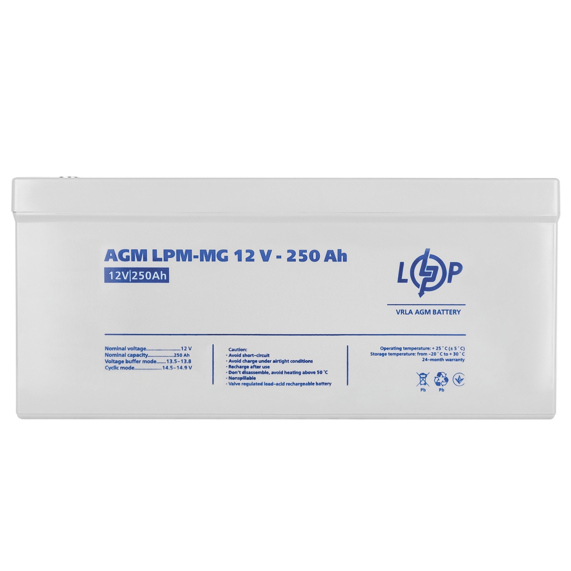 Аккумулятор мультигелевый для ИБП LPM-MG 12V 250 Ah (12296074) - фото 3