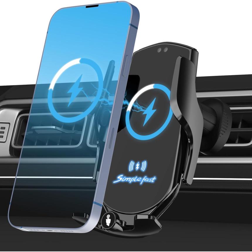 Беспроводное автомобильное зарядное устройство Car Wireless Charger 15 Вт N528+/N528S+ (2617440602)