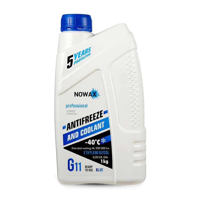 Антифриз NOWAX BLUE G11 (синій) 1кг