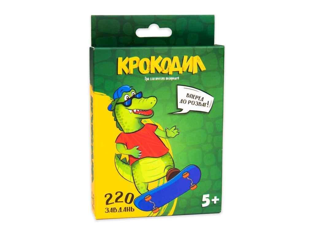 Настольная игра Strateg Крокодил развлекательная 30339 (960304)