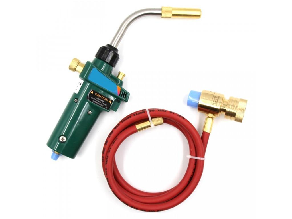 Пальник газовий зварювальний RTM 3660T під МАПП з п'єзозапалюванням для паяння міді/латуні/бронзи/алюмінію з регульованим полум'я (11142js)