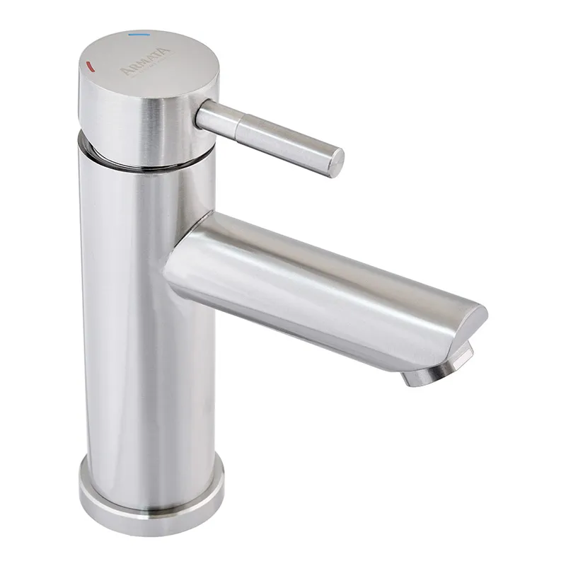 Смеситель для умывальника Armata SUS-001-A(N) без подводки из нержавеющей стали (CH6178)