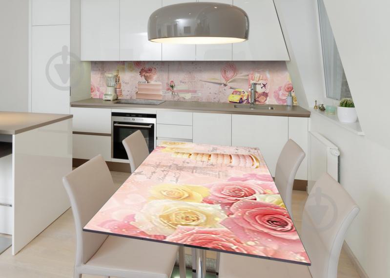 Наклейка 3Д виниловая на стол Zatarga «Путешествие мечты» 650х1200 мм для домов, квартир, столов, кофейн, кафе