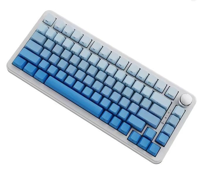 Клавіатура ігрова Ajazz Ak820 MAX бездротова механічна із RGB підсвічуванням з підтримкою HOT-SWAP Sea Salt - фото 2 Клавіатура ігрова Ajazz Ak820 MAX бездротова механічна із RGB підсвічуванням з підтримкою HOT-SWAP Sea Salt - фото 2