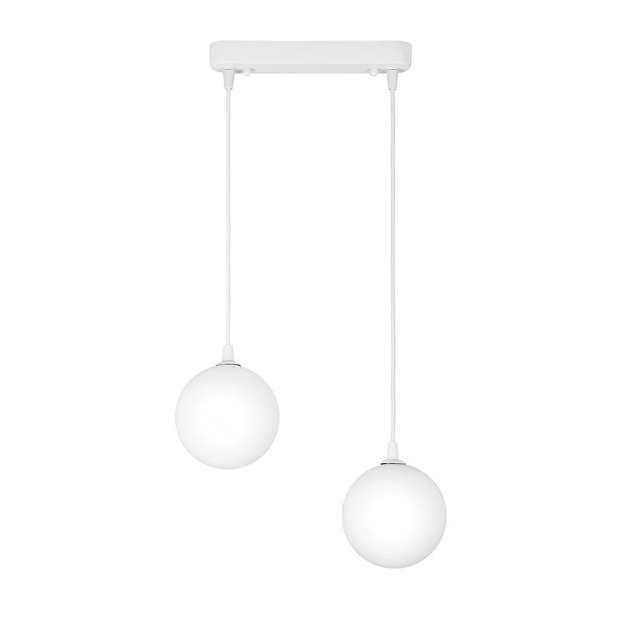 Підвісний світильник 761P120F-2 WH+WH 240 мм Білий (LVS4699)