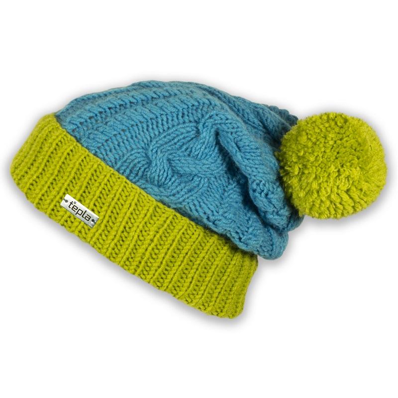 Шапка Tepla Geneva Turquoise/Pistachio