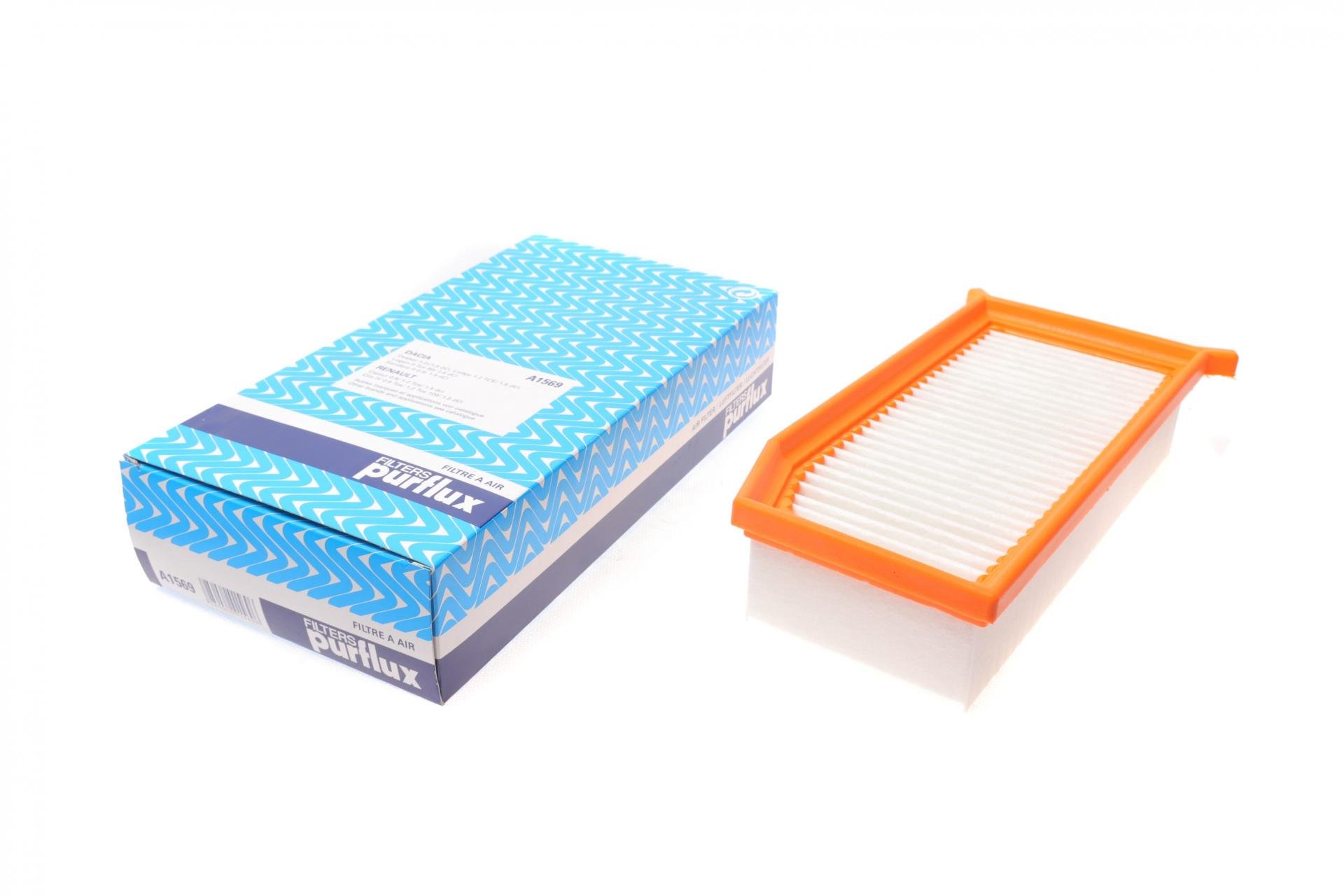 Фильтр воздушный PURFLUX для Renault Clio/Dacia Logan 0,9-1,6 10- (A1569)