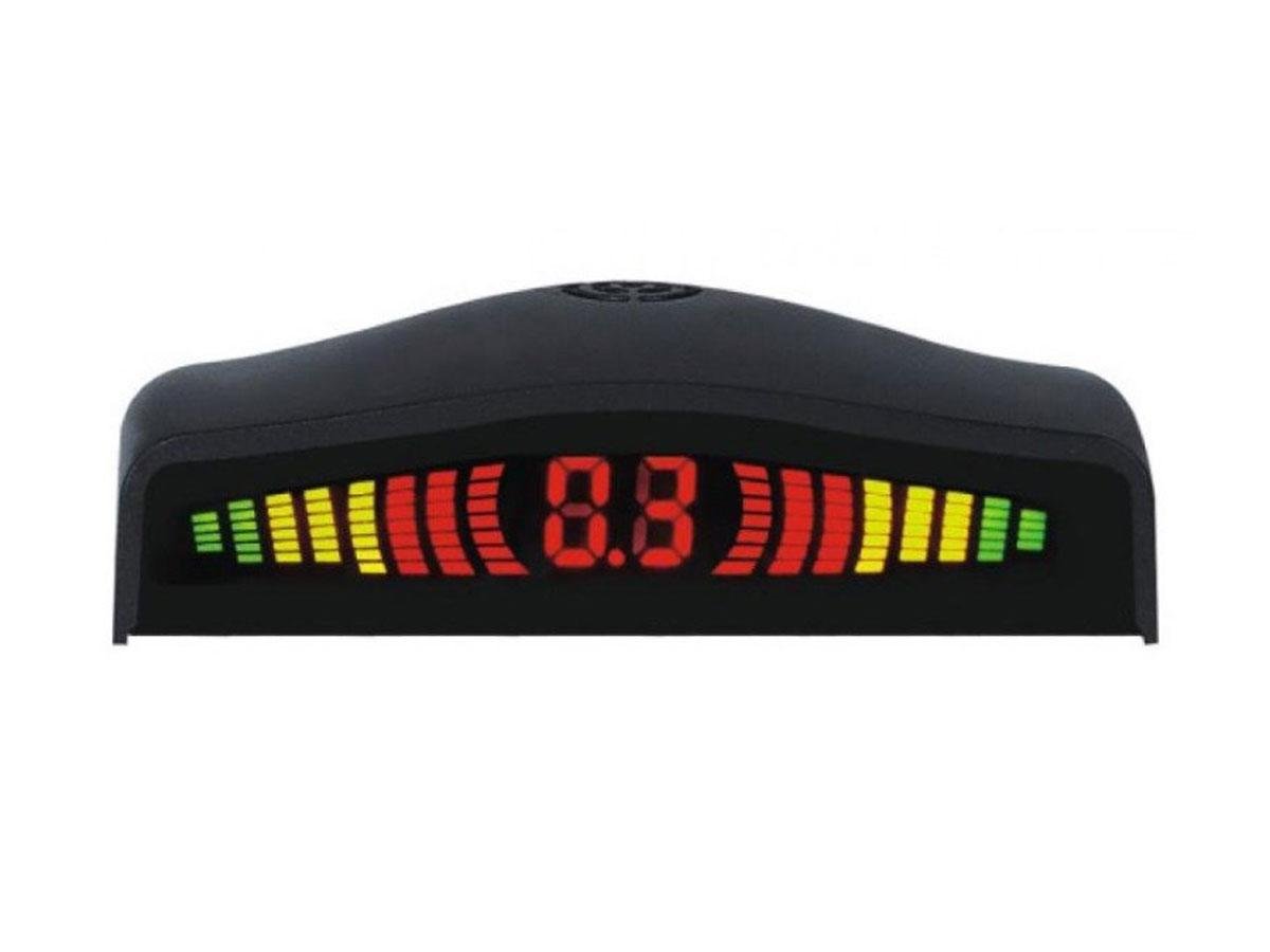 Парктроник TIGER PS-44 LED 4 датчика 18 мм Серый (00000045543) - фото 1