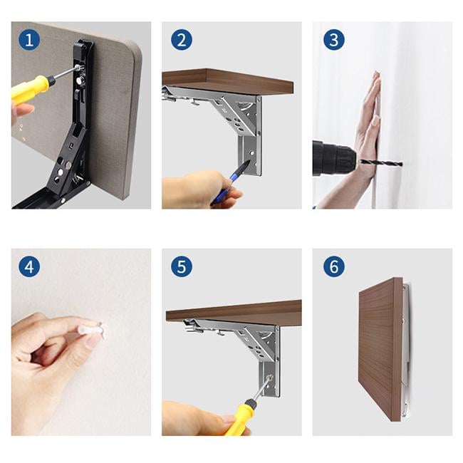 Механизм откидной для полки или стола 16" Белый (9f9b3e8d) - фото 5 Механизм откидной для полки или стола 16" Белый (9f9b3e8d) - фото 5