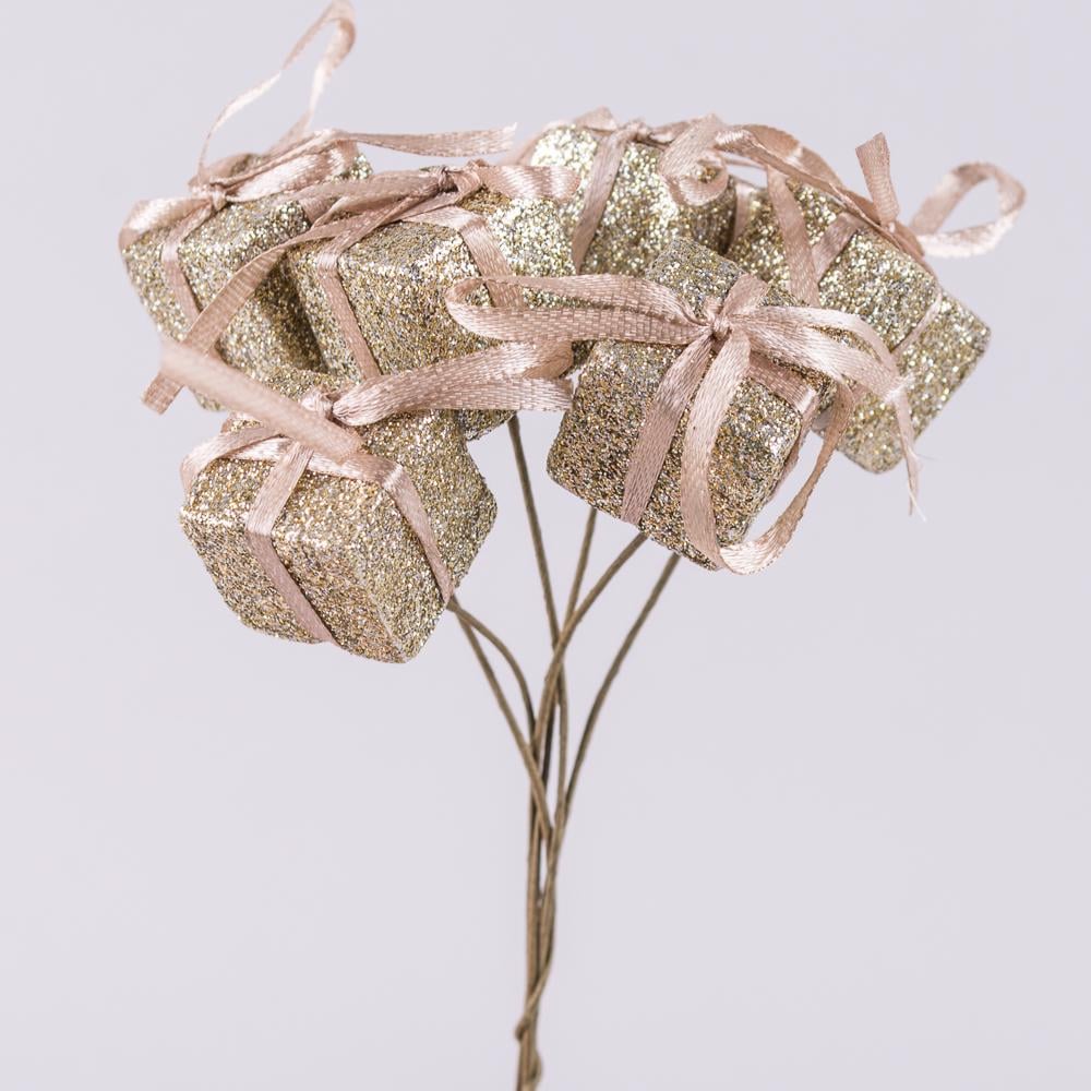 Декоративные подарки на проволоке Шампань (3017-7) Декоративные подарки на проволоке Шампань (3017-7)