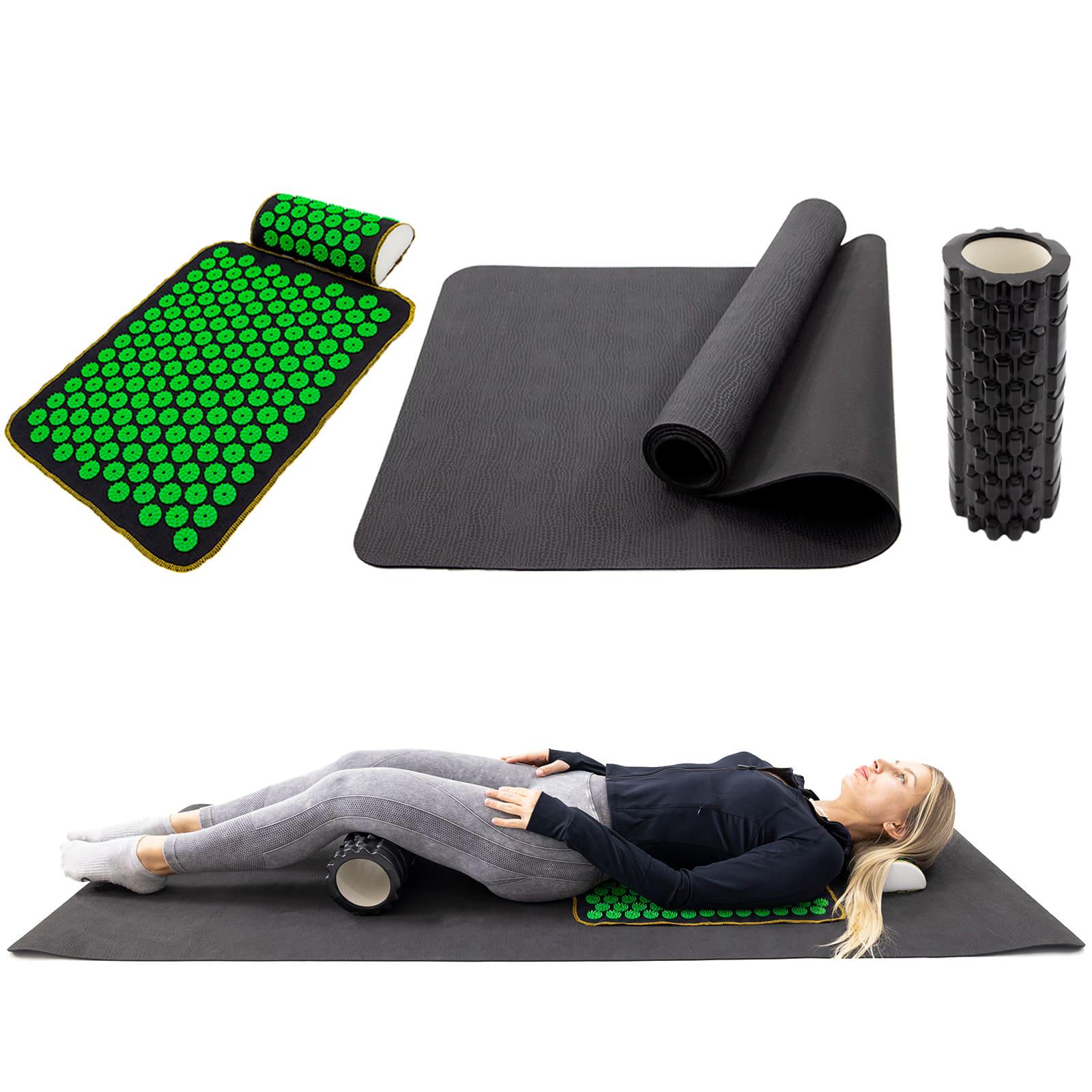 Набор OSPORT Set 111 коврик для йоги/аппликатор Кузнецова/массажный ролик (n-0144-01-0116-01) - фото 9