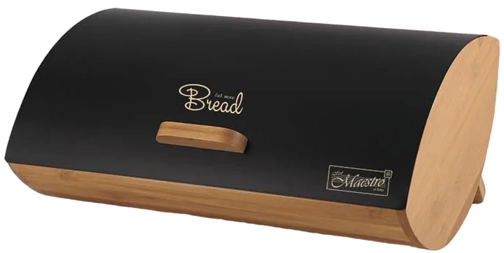 Хлебница бамбуковая Maestro MR-1775-BLACK 355х250х160 мм Черный (2553127381)