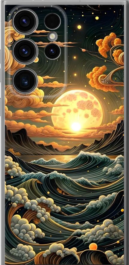 Чехол на Samsung Galaxy S24 Ultra Арт волны (6332u-3389-42517)