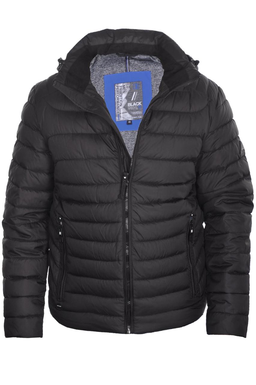 Куртка мужская еврозима Black Vinyl 24-C24-2317 2XL Черный (24-C24-2317_43_54)