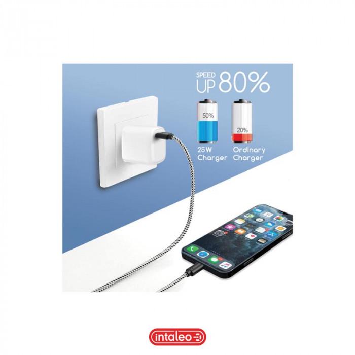 Зарядное устройство сетевое Intaleo TCGQPD125 1USBx3A White (1283126538827) - фото 4