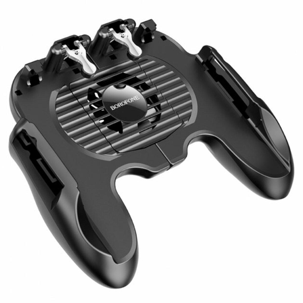 Контролер-джойстик ігровий для телефону Borofone BG3 Warrior Cooling Gamepad Black (BG3B) - фото 2