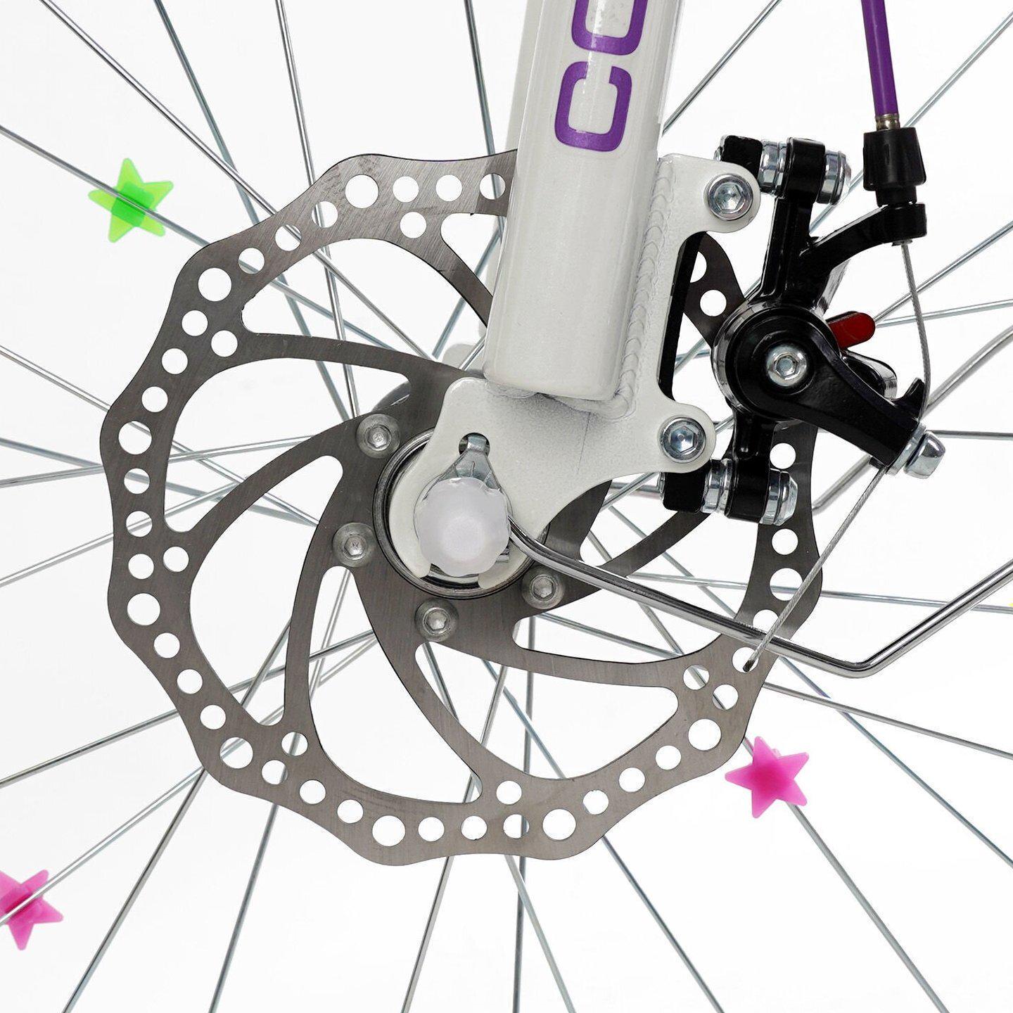 Дитячий велосипед з кошиком та багажником для дівчинки Corso Nice 20" Фіолетовий (724092672) - фото 4