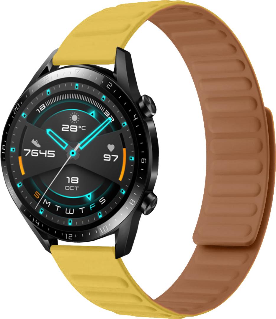 Ремешок Magneter для Huawei Watch GT 2 46 мм Yellow (26638-0A) Ремешок Magneter для Huawei Watch GT 2 46 мм Yellow (26638-0A)