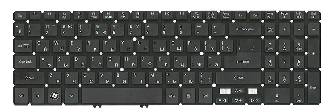 Клавиатура для ноутбука Acer Aspire Timeline M5-581TG матовая (60.RYKN5.010)