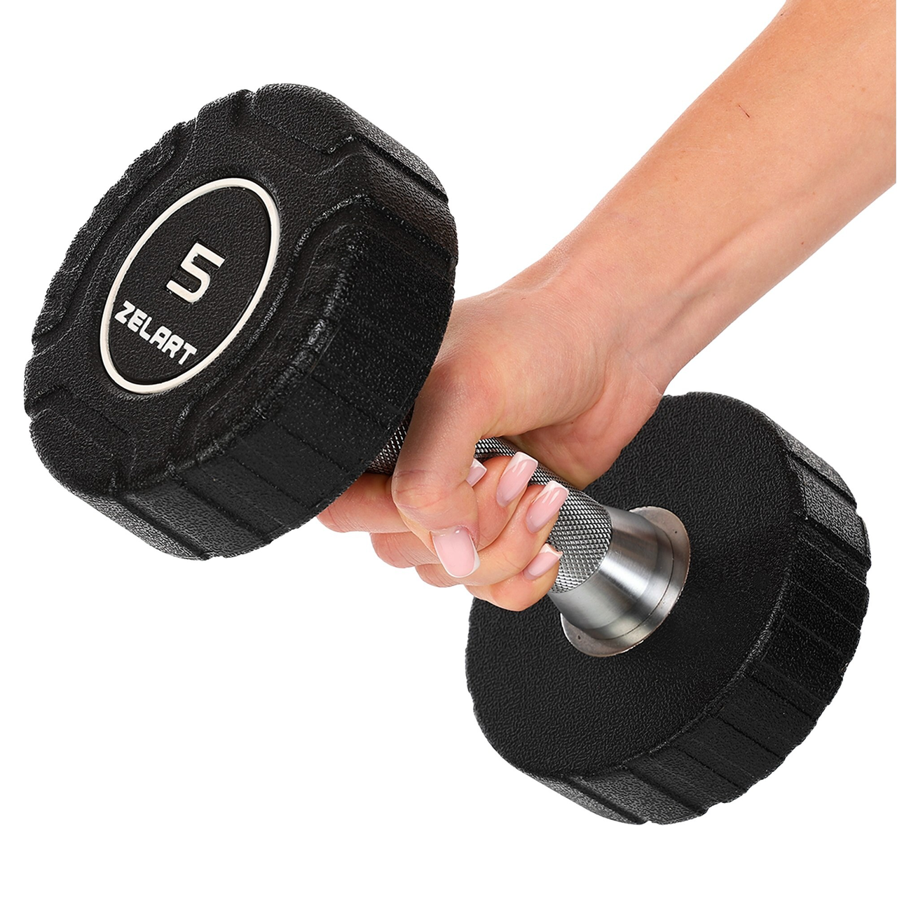 Гантель цельная Zelart TA-3111-5 CPU покрытие 5 кг (2532856825) - фото 3 Гантель цельная Zelart TA-3111-5 CPU покрытие 5 кг (2532856825) - фото 3