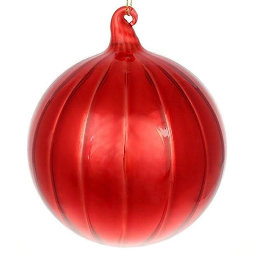 Набор шариков стеклянных 10 см 4 шт. (12632)