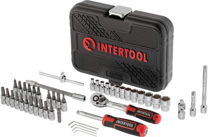 Набір інструментів Intertool Storm 46 шт. (ET-8046) - фото 3 Набір інструментів Intertool Storm 46 шт. (ET-8046) - фото 3